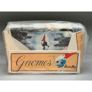Gnomes x Montag Vintage 1979 Ice Skating gnome 16 envelopes Mead NEW